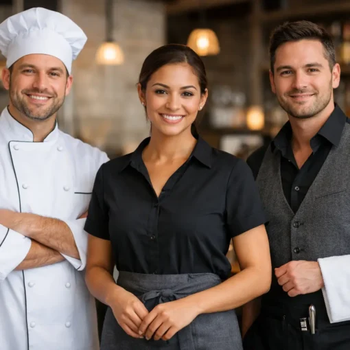Custom Restaurant Staff Uniforms That Work