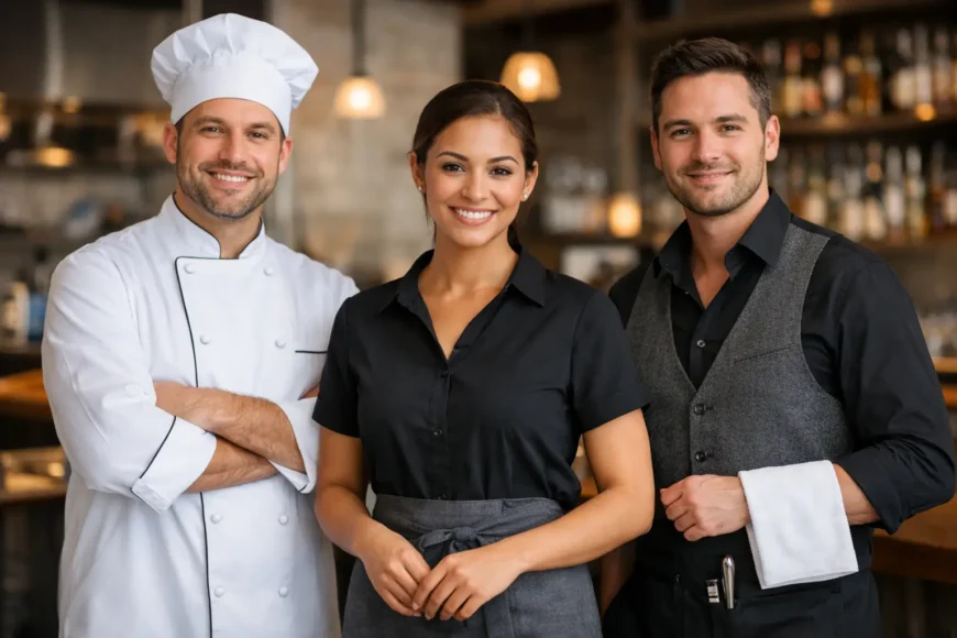 Custom Restaurant Staff Uniforms That Work 1 Custom Restaurant Staff Uniforms That Work