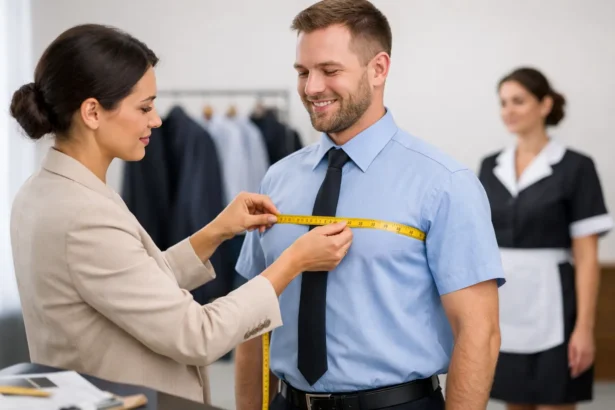 How to Measure Staff Uniforms for a Better Fit