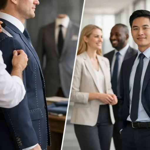 Custom Suits vs Off the Rack for Business Teams